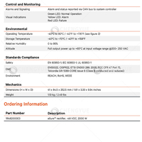 Module redresseur Vertiv R48-2000e 48V 2000W Emerson avec entrée 187-264VAC, certifié ISO/CE, alimentation télécom, garantie 1 an