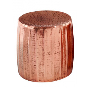 Elegante mesa de centro plateada con diseño de acabado martillado Mesa de salón Metal Precio personalizado muebles de sala de estar - Product Image 4