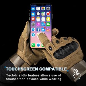 ถุงมือยุทธวิธีราคาส่งถูกสำหรับผู้ชาย ถุงมือเพ้นท์บอล ขี่มอเตอร์ไซค์ ขับรถ แบบไม่มีนิ้ว รองรับหน้าจอสัมผัส - Product Image 4