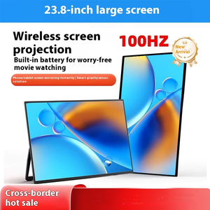 23.8 inch xách tay không dây IPS màn hình chiếu màn hình 100Hz USB HD màn hình tương thích điện thoại di động/máy tính cho máy chủ - Product Image 4