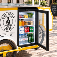 Chariot alimentaire sur roues entièrement équipé, personnalisé OEM, chariot à café mobile, mini remorque alimentaire, chariot à glaces à vendre
