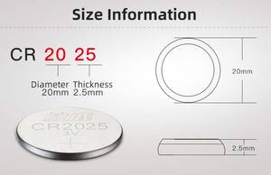 Сертифицированный CE 3 В твердотельный CR2032 литиевая Кнопочная батарея 240 мАч часы пульт дистанционного управления упаковка 5 шт./блистер - Product Image 2