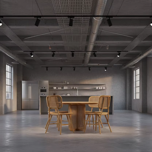 โต๊ะในครัวสำหรับเฟอร์นิเจอร์ห้องครัวและเฟอร์นิเจอร์อพาร์ทเมนต์ไม้เนื้อแข็ง100% ดีไซน์เรียบง่าย - Product Image 1