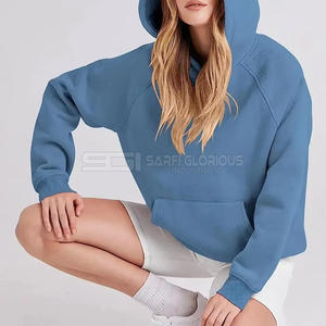 Sudadera con Capucha de Felpa Gruesa de Alta Calidad Personalizada para Mujer, Sudadera Lisa Bordada de Estilo Urbano, Cuello con Capucha, Informal, Talla Grande, Tejida - Product Image 6