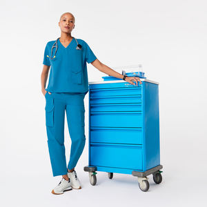 ชุดยูนิฟอร์มพยาบาลคุณภาพพรีเมียมสำหรับโรงพยาบาล ชุดยูนิฟอร์มพยาบาลและชุดสครับมีกระเป๋า - Product Image 1