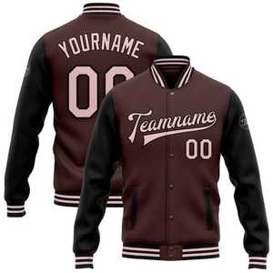 Chaqueta universitaria de manga de cuero de lana, ropa de abrigo personalizada con letras de béisbol para equipos deportivos o moda urbana de moda - Product Image 6