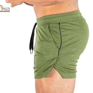 กางเกงขาสั้นฝึกซ้อมดีไซน์ใหม่สำหรับผู้ชายกางเกงขาสั้นสำหรับฝึกซ้อมทำจากโพลีเอสเตอร์สแปนเด็กซ์ - Product Image 2