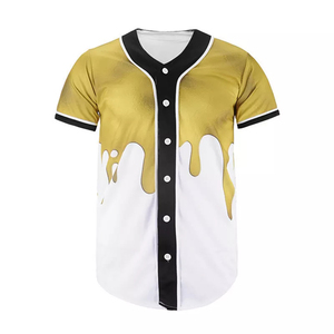 Maillots de baseball à surpiqûres personnalisées maillot de baseball sublimé en gros sergé de matériel vêtements de baseball et de softball chemises et hauts garçons - Product Image 2