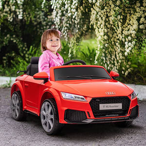 Auto Eléctrico para Niños de 3 a 5 Años con Licencia para TT con Control Remoto y Faros LED de PP y Metal 102x60x44 cm Rojo - Product Image 2