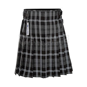 Kilt en acrylique fait à la main pour hommes Clan Tartan Design traditionnel des Highlands plis de huit verges taille réglable boucles renforcées - Product Image 5