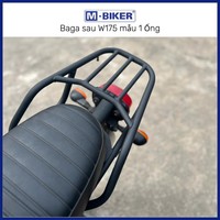 Sacoche de Selle et Sac à Casque M-Biker Thp Ng Dy Sn Tnh Authentique pour Moto Kawasaki W175, à Fixation sur Porte-Bagages Arrière ~2,2kg Fabriqué au Vietnam