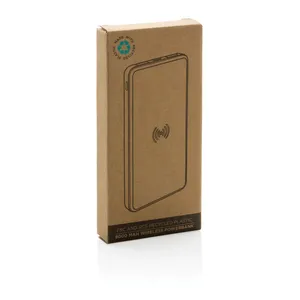 Powerbank Wireless Riciclato da 8.000mAh, Gadget Promozionali Sostenibili - Product Image 5