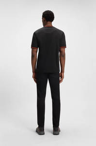 Camiseta Formal de Manga Corta con Cuello Redondo para Hombre BlanqWear, Ajuste Holgado, 100% Algodón Premium de 200g, Antibacteriana, Secado Rápido, Ecológica - Product Image 5