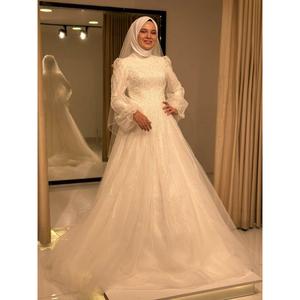Stelle nuova stagione Hijab abito da sposa 1431T - Product Image 5