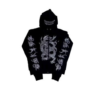 เสื้อฮู้ดพลอยเทียมคุณภาพสูงฉลากตามสั่ง - Product Image 1