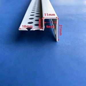 Profilés d'angle en vinyle pour murs secs, profilés d'angle extérieurs en forme de U pour plaques de plâtre, pour la construction et la décoration - Product Image 2