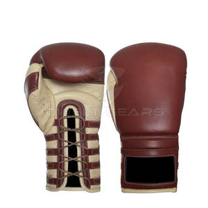 Boxing <b>Lace</b> Up <b>Gloves</b> Genuine Leather Adult Boxing <b>Lace</b> Up <b>Gloves</b> Training Wear Boxing <b>Gloves</b> - Product Image 4