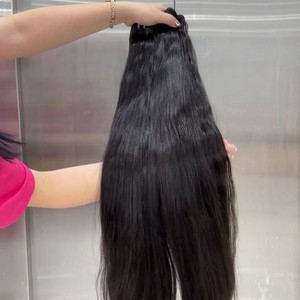 ผมแท้เวียดนามแบบตรงธรรมชาติสีดำ  แบบซุปเปอร์ดับเบิ้ลดรอน  จัดเรียงเกล็ดผม  ต่อจากผู้บริจาคคนเดียว - Product Image 5