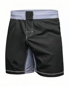 Pantalones Cortos de MMA para Hombre de Alta Calidad, Cintura Elástica, Logotipo Personalizado, Uso Adulto, 100% Algodón, Impermeables, Transpirables, Ropa Deportiva - Product Image 1