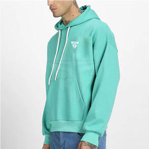 Nouveauté hiver sweats à capuche décontractés en plein air 100% coton solides pour hommes séchage rapide couleur personnalisée en vente - Product Image 4