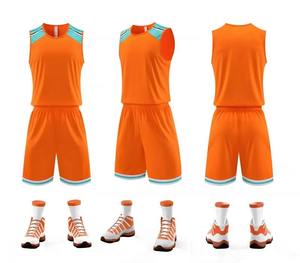 Uniformes de basket-ball personnalisés à séchage rapide, vente en gros en stock, maillots de basket-ball pour hommes - Product Image 6