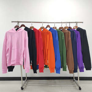 Nouveau sweat à capuche oversize en denim French Terry pour homme et femme, hiver 2024, poids lourd, 450 g/m², tendance, déchiré, lavé - Product Image 1