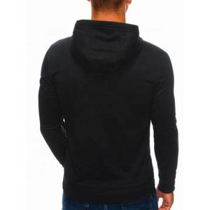 Sudadera de Algodón Grueso Personalizada OEM para Hombre, Tendencia 2024, Sudadera con Capucha Oversize, Estampado Puff, Bolsillo Bordado Sólido, Oferta al por Mayor - Product Image 3
