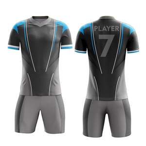 Kits de vente en gros kit de football complet ensemble uniformes de football pour hommes maillot de football ensemble d'équipe uniformes de maillot de football professionnel - Product Image 4