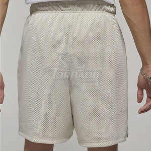 High Street Men's Summer Gym Shorts Secado rápido Personalizable Cintura media Malla Vintage Patrón lavado Poliéster de alta calidad - Product Image 4