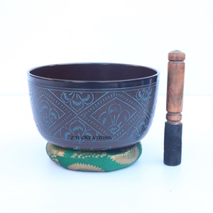 Cuenco de aluminio de alta calidad para cantar, cuenco de sonido para meditación, cuencos de Metal grabados para terapia de sonido curativo - Product Image 4