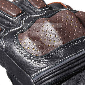 Nouveauté : Gants de moto design, gants de moto authentiques en cuir de vache - Product Image 4