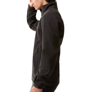 New design 100% Polyester woven fabric softshell <b>jacket</b> Colorblock stand collar <b>thin</b> waterproof softshell outdoor <b>men</b> <b>jacket</b> - Product Image 3