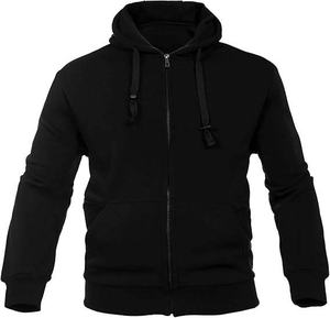 Sweat à capuche d'hiver avec fermeture éclair, vêtements de sport unisexe, logo personnalisé, fermeture éclair intégrale, basiques pour hommes, 100% coton, coton mélangé, approvisionnement en vrac - Product Image 2