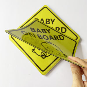 Personalizado impermeable troquelado magnético reflectante bebé <span class=keywords><strong>a</strong></span> <span class=keywords><strong>bordo</strong></span> signo imán <span class=keywords><strong>coche</strong></span> pegatina para parachoques - Product Image 1