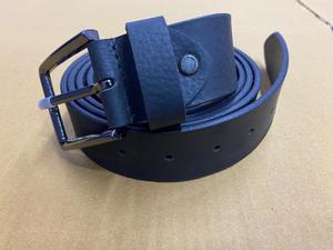 Cinturón de vestir para hombre de piel auténtica personalizada de talla grande con hebilla de alfiler Cinturón correa para hombre - Product Image 3