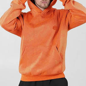Buen Material Sudadera con capucha de gran tamaño Nuevo diseño 100% Algodón Hombres Sudadera con capucha de gran tamaño Tasa de venta completa - Product Image 4