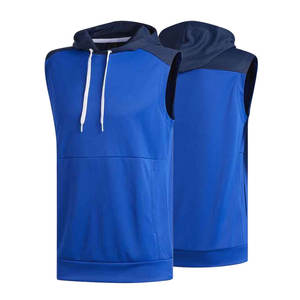 เสื้อแบบสวมศีรษะแขนกุดมีฮู้ดสำหรับผู้ชายและผู้หญิงเสื้อลำลองแนวสตรีทเสื้อแขนกุดมีฮู้ดสำหรับใส่ออกกำลังกายในฤดูใบไม้ร่วงฤดูหนาว - Product Image 6