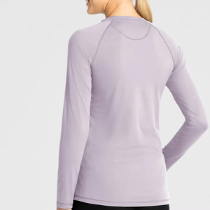 Nouveau manches longues respirant pouce manchette infirmière hôpital Yoga séchage rapide gommage chemises Super extensible sous gommage - Product Image 2