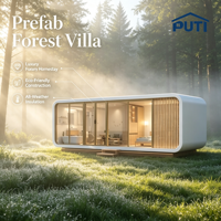 Maison conteneur modulaire en acier étanche de 20 et 40 pieds pour hôtel, bureau à domicile et usage agricole