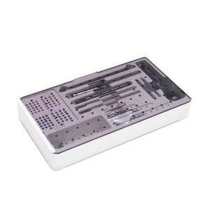 DIVIED INTERNATIONAL Plaque de reconstruction maxillo-faciale réutilisable 2,4 mm L, vis en titane, kit d'instruments manuels, garantie 1 an MOL - Product Image 2