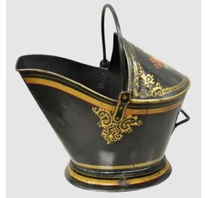 Seau à charbon personnalisé en fer noir meilleure qualité design antique foyer d'intérieur essentiel forme et taille durables et élégantes - Product Image 6