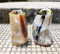 Super Qualité Meilleure Vente Viking Tasse à Corne à Boire Nouvelle Collection Tasse à Vin Tasse à Corne Indienne pour la Fête Couleur Corne Naturelle - Product Image 5