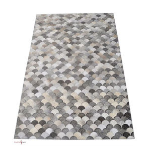 Elegante Alfombra de Pelo de Cuero Genuino Hecha a Mano y Ecológica, Hermosa Alfombra Verde para el Hogar, Estilo Sostenible, Mejor Precio - Product Image 5