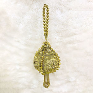 Sac de soirée élégant de luxe en pierre de cristal et en métal pour les occasions haut de gamme glamour des femmes - Product Image 1