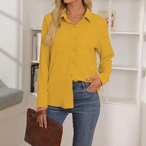 Camisa informal de una pieza para mujer coreana a la moda de primavera y verano al por mayor, ropa holgada de media manga - Product Image 1