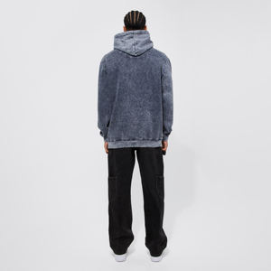 Nouveauté en vente chaude, sweats à capuche délavés à l'acide pour hommes, style unique, sweats à capuche délavés à l'acide respirants en meilleur matériau - Product Image 4