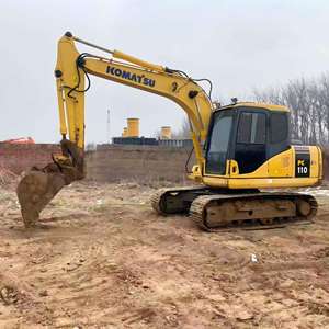 Excavatrice d'occasion Komatsu PC110-7 d'origine japonaise, 11 tonnes, excavatrice sur chenilles Komatsu PC110 d'occasion, en stock. - Product Image 3