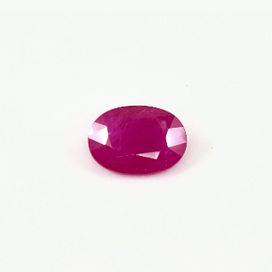 Rubis naturel non traité du Mozambique, 6,46 carats, qualité AAA, taille ovale, teinte rouge-rose, pierre précieuse brute polie, traitée thermiquement, certifiée IGI - Product Image 3