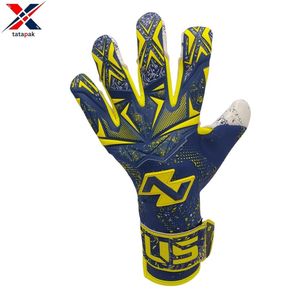 Gants de gardien de but en cuir unisexe professionnels, évacuation de l'humidité, antidérapants, pour enfants et adultes, haute qualité, utilisation en extérieur pour le football - Product Image 6