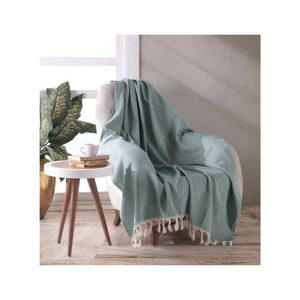 Manta de Sofá Jacquard de Acrílico Reciclado Suave para Interiores Modernos, Casas de Vacaciones, Compradores que Buscan Comodidad Premium Sostenible - Product Image 2